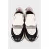Men's sneakers made of leather and textile