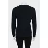 Sweatshirt decorated with sequins