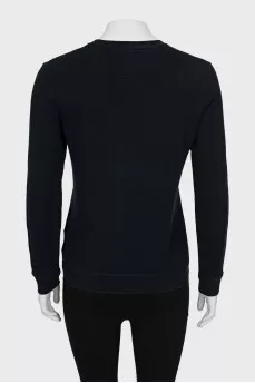 Sweatshirt decorated with sequins