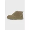 Insulated green boots