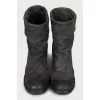 Chunky suede boots