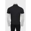 Men's dark gray polo shirt