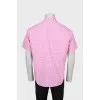 Men's printed short sleeve shirt