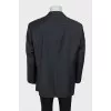 Men's blue striped jacket