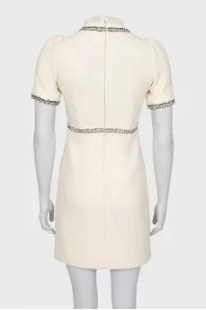 Slim fit tweed dress