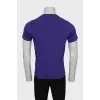 Men's purple T-shirt