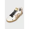 Men's sneakers decorated with rhinestones