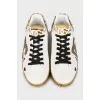 Men's sneakers decorated with rhinestones