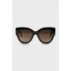 Sunglasses with printed temples