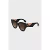 Sunglasses with printed temples