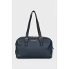 Blue rectangular bag