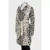 Animal print raincoat