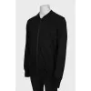 Men's knitted cardigan with zipper