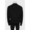 Men's knitted cardigan with zipper