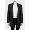 Gray fitted jacket