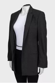 Gray fitted jacket