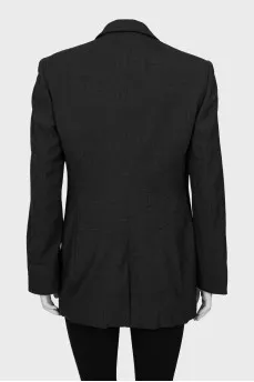 Gray fitted jacket