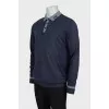 Men's dark blue jumper