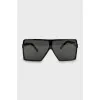 Black sunglasses mask