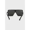 Black sunglasses mask