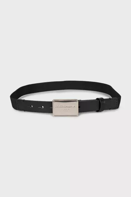 Black belt with elastic band