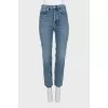 High waist slim fit jeans