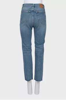 Джинсы slim fit на высокой талии