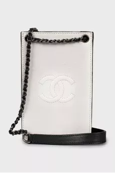 Mini bag with embroidered logo