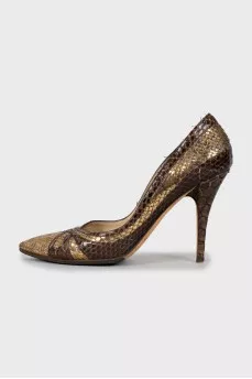 Snakeskin shoes
