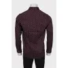 Men's printed shirt with tag