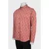 Men's floral print shirt with tag