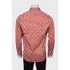 Men's floral print shirt with tag