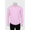Men's slim fit striped shirt