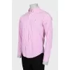 Men's slim fit striped shirt