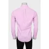 Men's slim fit striped shirt