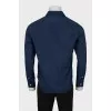Men's blue fitted shirt