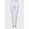 White slim fit trousers