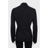 Black fitted blouse