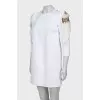 Mini dress with decorative shoulders