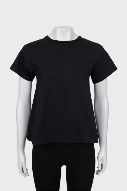 Black oversized T-shirt