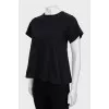 Black oversized T-shirt
