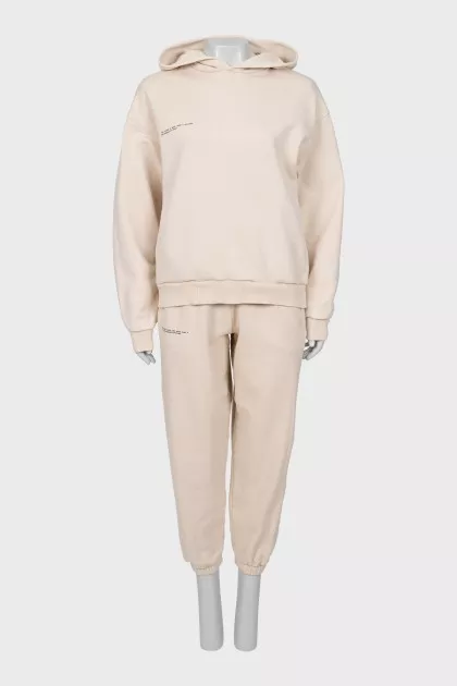 Beige tracksuit