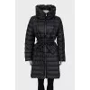 Waisted quilted jacket