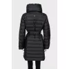 Waisted quilted jacket