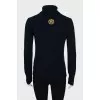Blue cashmere sweater