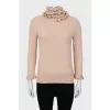 Cashmere golf with flounces