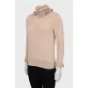 Cashmere golf with flounces