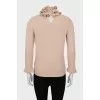 Cashmere golf with flounces