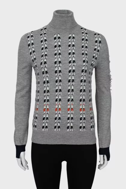 Cashmere golf in print