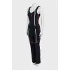 Sleeveless ski overalls